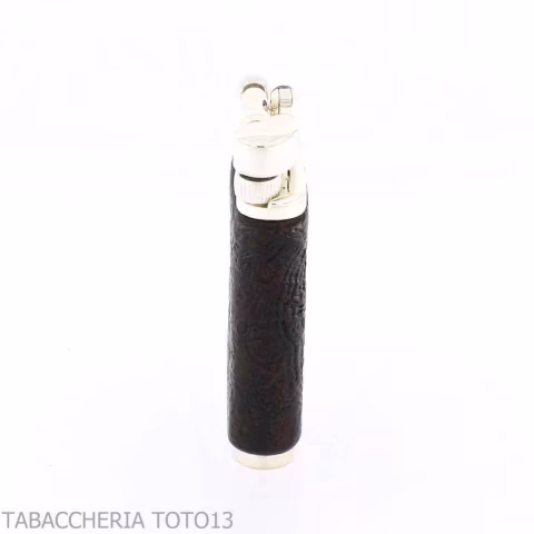 Encendedor de pipa Im Corona old boy cubierto de brezo pulido con chorro de arena de Savinelli - Alumbradores