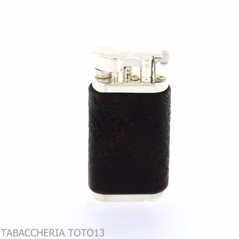 Encendedor de pipa Im Corona old boy cubierto de brezo pulido con chorro de arena de Savinelli - Alumbradores