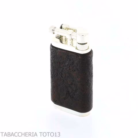 Briquet à pipe Im Corona old boy recouvert de bruyère sablée par Savinelli - Briquets - Métal