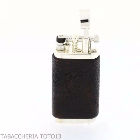 Briquet à pipe Im Corona old boy recouvert de bruyère sablée par Savinelli - Briquets - Métal