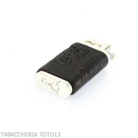Pipe lighter Im Corona old boy covered in sandblasted briar by Savinelli - Lighters - Metal
