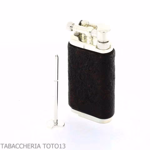 Encendedor de pipa Im Corona old boy cubierto de brezo pulido con chorro de arena de Savinelli - Alumbradores