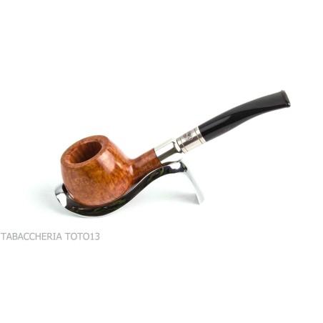 Shoe-shaped pipe holder in polished chromed metal - Accessories for tobacco pipes - Metal