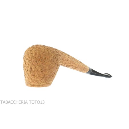 Kristiansen brandy shaped pipe in rustic briar - Tobacco Pipes - Natural root