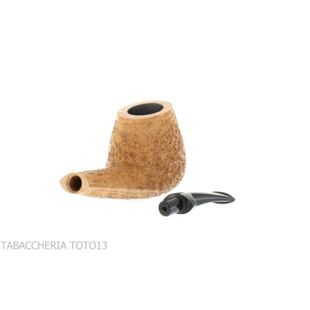 Pipe en forme de brandy Kristiansen en bruyère rustique - Pipe Pour le Tabac - Racine naturelle