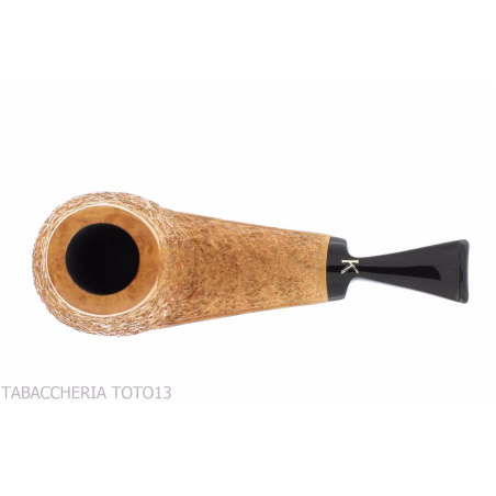Kristiansen brandy shaped pipe in rustic briar - Tobacco Pipes - Natural root