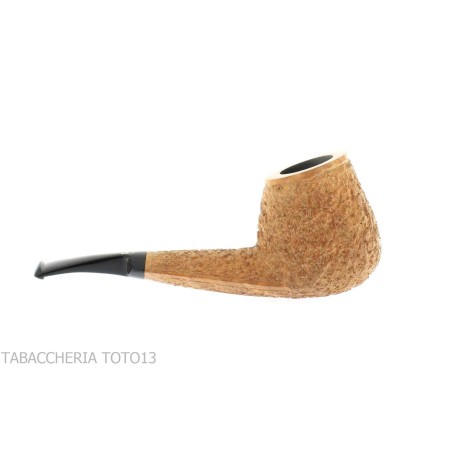 Kristiansen brandy shaped pipe in rustic briar - Tobacco Pipes - Natural root