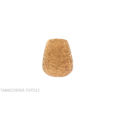 Kristiansen brandy shaped pipe in rustic briar - Tobacco Pipes - Natural root