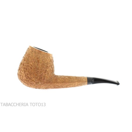 Kristiansen brandy shaped pipe in rustic briar - Tobacco Pipes - Natural root