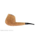 Kristiansen brandy shaped pipe in rustic briar - Tobacco Pipes - Natural root