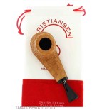 Pipe en forme de brandy Kristiansen en bruyère rustique - Pipe Pour le Tabac - Racine naturelle