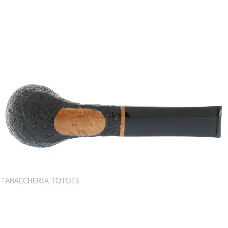 Kristiansen tobacco pipe billiard shape in sandblasted briar - Tobacco Pipes - Natural root