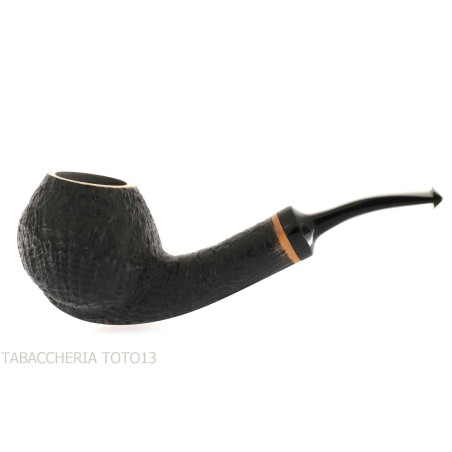 Pipe Kristiansen forme de bouteille courbée en bruyère sablée - Pipe Pour le Tabac - Racine naturelle