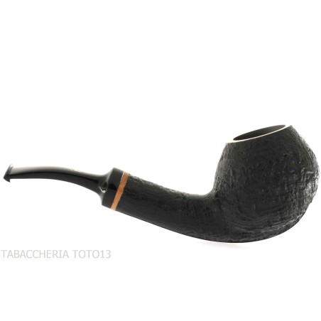 Pipe Kristiansen forme de bouteille courbée en bruyère sablée - Pipe Pour le Tabac - Racine naturelle