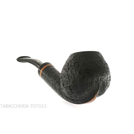 Pipe Kristiansen forme de bouteille courbée en bruyère sablée - Pipe Pour le Tabac - Racine naturelle