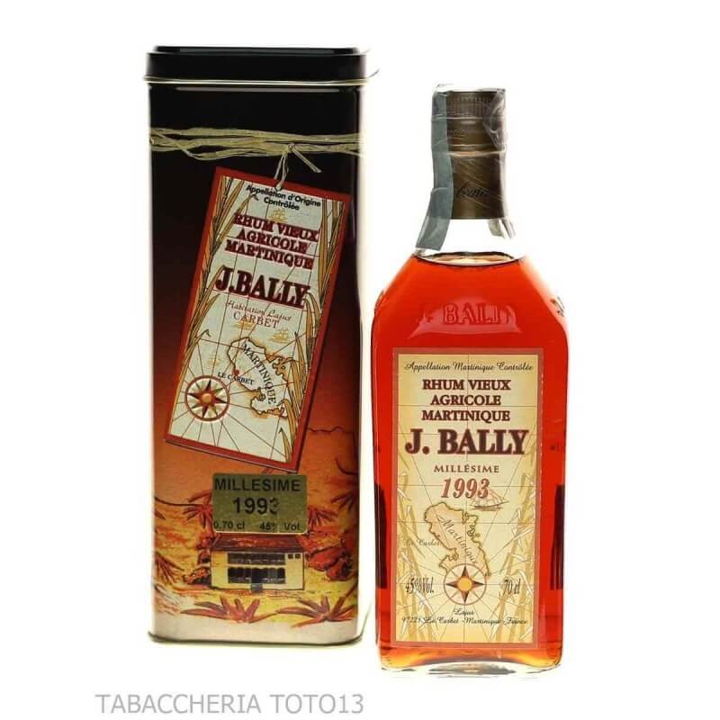 J. Bally rum Millesime 1993 Vol.45% Cl.70 - J. Bally Distillery