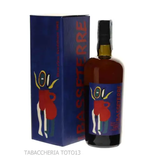 Basseterre 1995 Vieux Rhum Guadeloupe Vol.58,2 Cl.70 - Spiritueux - Jus de canne à sucre, Mélasse