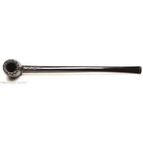 Savinelli Churchwarden Pipe rustique modèle 104 forme billard - Pipe Pour le Tabac - Racine naturelle