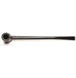Savinelli Churchwarden Pipe rustique modèle 104 forme billard - Pipe Pour le Tabac - Racine naturelle