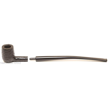 Savinelli Churchwarden Rustizierte Pfeife Modell 104 Billardform - Tabakpfeifen