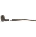Savinelli Churchwarden Pipe rustique modèle 104 forme billard - Pipe Pour le Tabac - Racine naturelle