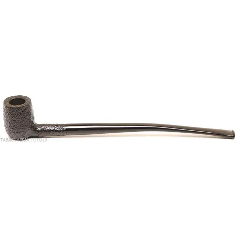 Savinelli Churchwarden Pipe rustique modèle 104 forme billard - Pipe Pour le Tabac - Racine naturelle