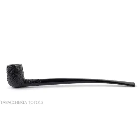 Savinelli Churchwarden Pipe rustique modèle 104 forme billard - Pipe Pour le Tabac - Racine naturelle