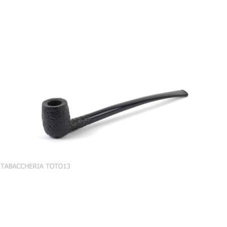 Savinelli Churchwarden Pipe rustique modèle 104 forme billard - Savinelli