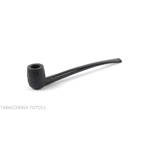 Savinelli Churchwarden Pipe rustique modèle 104 forme billard - Pipe Pour le Tabac - Racine naturelle