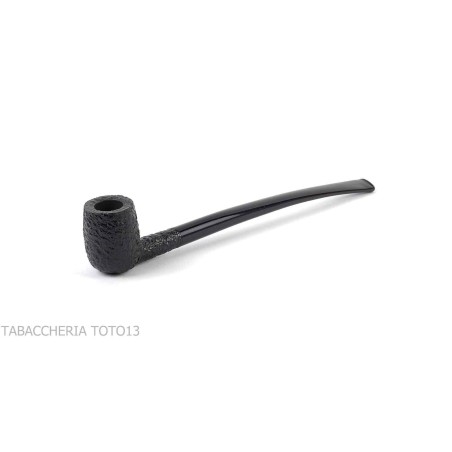 Savinelli Churchwarden Rustizierte Pfeife Modell 104 Billardform - Tabakpfeifen