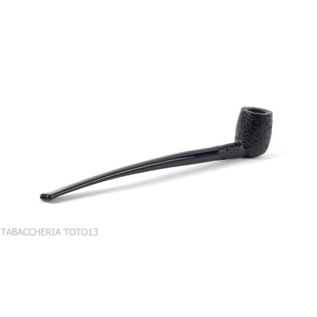 Savinelli Churchwarden Rustizierte Pfeife Modell 104 Billardform - Tabakpfeifen