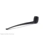 Savinelli Churchwarden Pipe rustique modèle 104 forme billard - Pipe Pour le Tabac - Racine naturelle