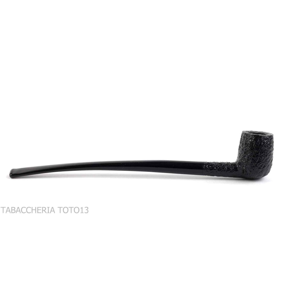 Savinelli Churchwarden Rustizierte Pfeife Modell 104 Billardform - Tabakpfeifen