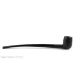 Savinelli Churchwarden Pipe rustique modèle 104 forme billard - Pipe Pour le Tabac - Racine naturelle
