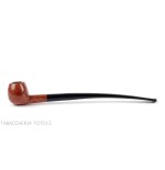 Savinelli Churchwarden pipe polished natural briar model 202 apple shape - Tobacco Pipes - Natural root
