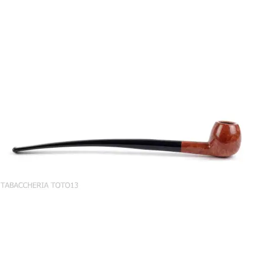 Pipa Savinelli Churchwarden brezo natural pulido modelo 202 Forma esférica - Pipas de Tabaco