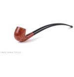 Savinelli Churchwarden radica naturale lucida modello 601 Forma bent billiard - Pipe