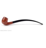 Savinelli Churchwarden radica naturale lucida modello 601 Forma bent billiard - Pipe