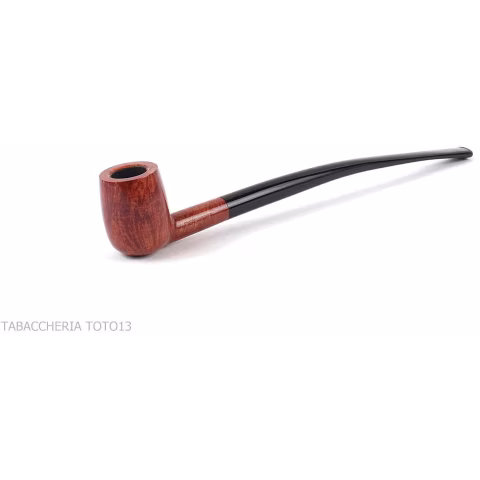 Savinelli Churchwarden radica naturale lucida modello 104 Forma billiard - Pipe