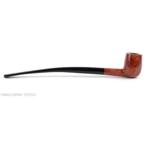 Savinelli Churchwarden radica naturale lucida modello 104 Forma billiard - Pipe