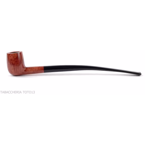 Savinelli Churchwarden radica naturale lucida modello 104 Forma billiard - Pipe
