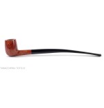 Savinelli Churchwarden pipe polished natural briar model 104 Billiard shape - Tobacco Pipes - Natural root