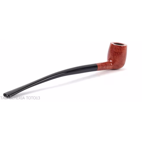 Savinelli Churchwarden radica naturale lucida modello 104 Forma billiard - Pipe