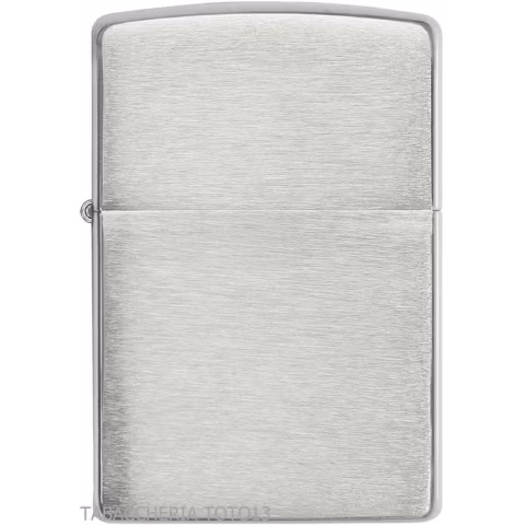 Zippo encendedor de plata satinado plata maciza - Alumbradores