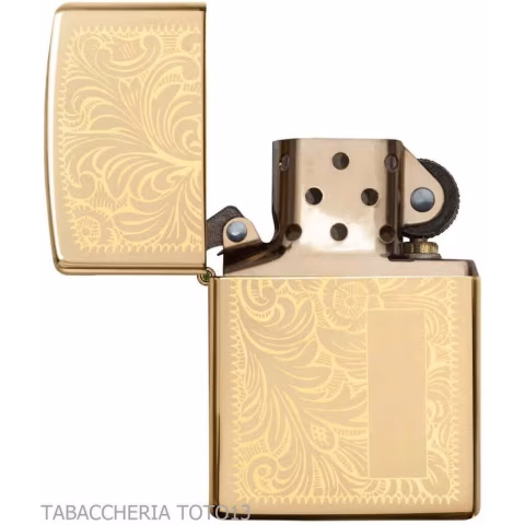 Acabado Zippo Oro Veneciano, Gasolina Encendedor - Alumbradores
