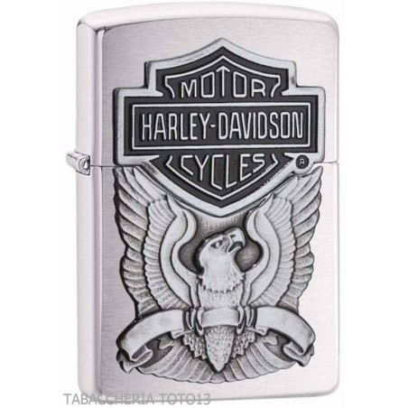 Zippo Harley Davidson bar & shield made in usa su placca - Accendini
