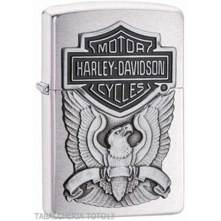 Zippo Harley Davidson Bar & Shield Made In Usa Sur Plaque Zippo Briquets Zippo