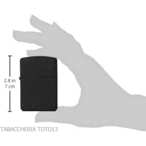 Zippo replica 1941 Black Crackle - Lighters - Brass