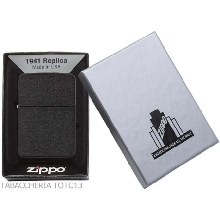Zippo replik 1941 Black Crackle - Feuerzeuge