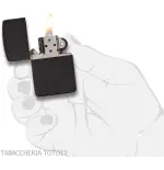 Zippo replica 1941 Black Crackle - Lighters - Brass